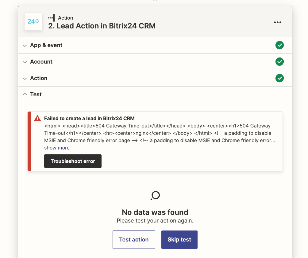 Issues In Zapier Apps Data For Technical Support